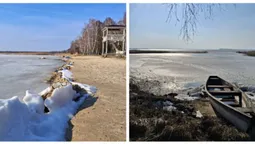 Крига, сонце і весна: Світязь огорнули перші теплі промені (фото)