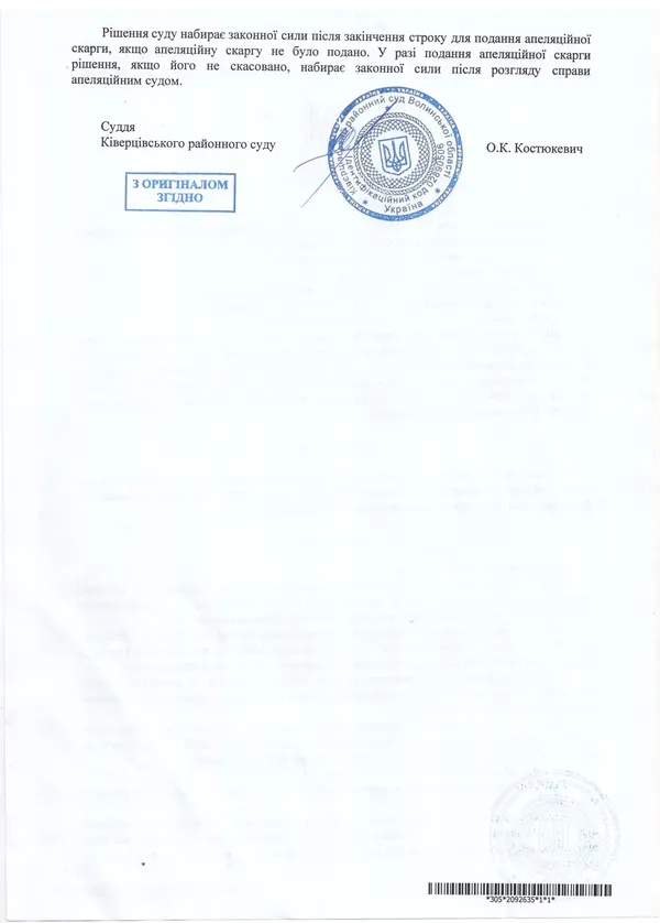Суд визнав дії голови Ківерцівської райради щодо місцевої газети протиправними