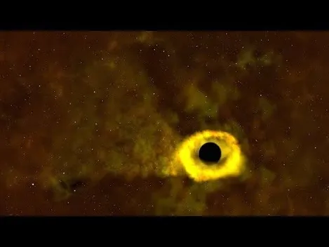 NASA показала, як чорна діра розриває зірку (відео)