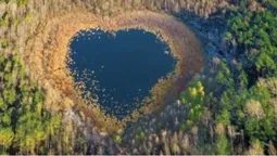 На Волині є озеро у формі серця: шлях до нього знають лише одиниці (фото)