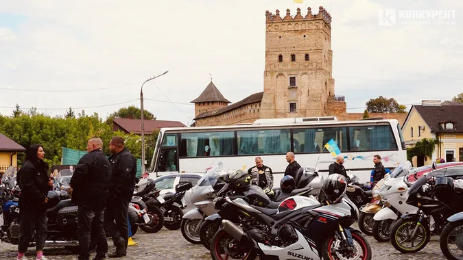 У Луцьку влаштували мотопробіг на підтримку бригади «Любарт» (фото)