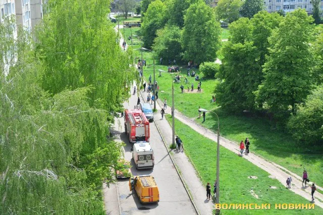 У Луцьку – пожежа у багатоповерхівці