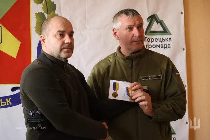 Бійці волинської «сотки» отримали нагороди  «За оборону Торецька» (фото)