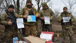 Каратисти з Луцька передали подарунки прикордонникам на Бахмутському напрямку (фотоі)