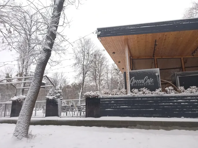 Сніжно і безлюдно: зима у Центральному парку Луцька (фото)