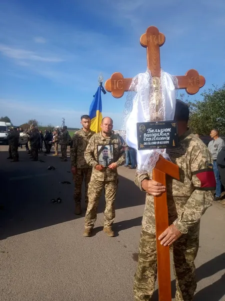 На Волині попрощалися із захисником Володимиром Бельзюком (фото)