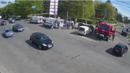 Аварія на Рівненській: з’явилося відео зіткнення (відео)