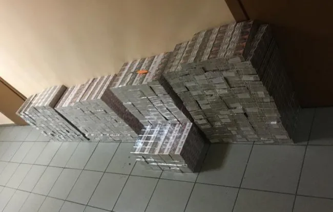 «Загубили» контрабандисти: луцькі прикордонники натрапили у лісі на 10 ящиків цигарок (фото)
