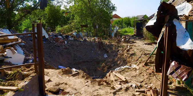 Показали наслідки удару «Іскандером» по Дніпру (фото)