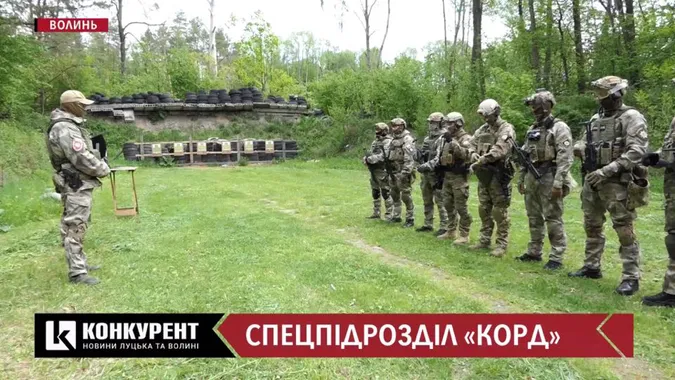 Волинський спецпідрозділ КОРД показав свої навички (відео)