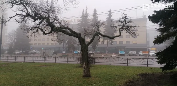 Напередодні Нового року Луцьк огорнув туман (фото)