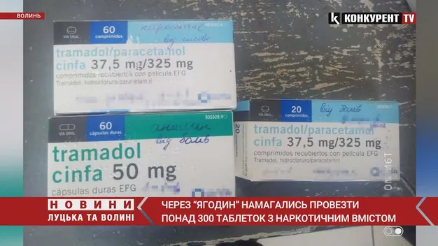 Через «Ягодин» намагалися провезти наркотичні таблетки у посилці (фото, відео)