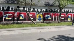 «Азов» – сталь»: у Нововолинську з'явився патріотичний стінопис (відео)