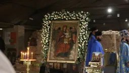 У першому храмі Луцька, якому майже тисяча років, помолилися перед стародавньою іконою (фото)