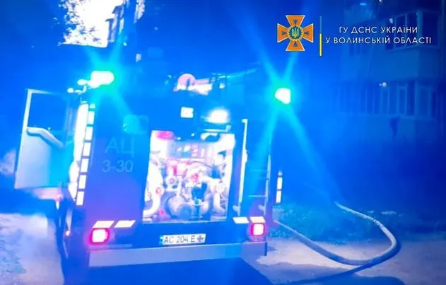 Пожежа в луцькій багатоповерхівці: повідомили подробиці