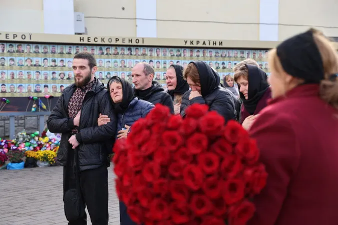 Небо плакало: Луцьк навколішки прощався з загиблим на Курщині бійцем Віктором Калеником