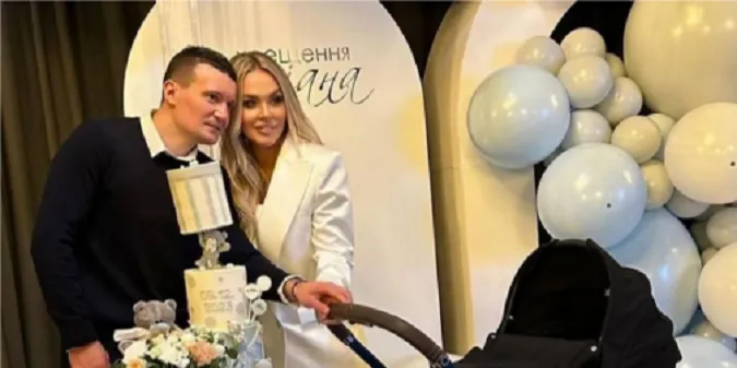 Артем Федецький поділився фото з хрещення новонародженого сина