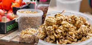 Волоські горіхи на вагу золота: які ціни на осінні продукти в Луцьку (відео)