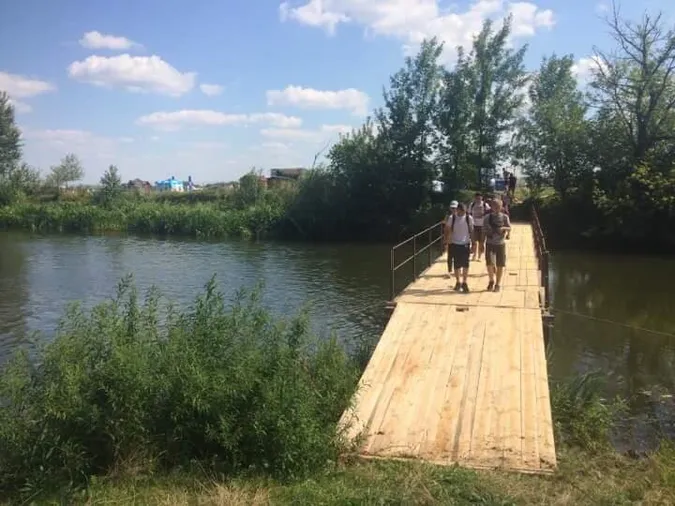 Через Стир на «Бандерштат» проклали міст 