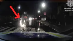 Не пропустив жінку: у Луцьку зловили п'яного за кермом BMW (відео)