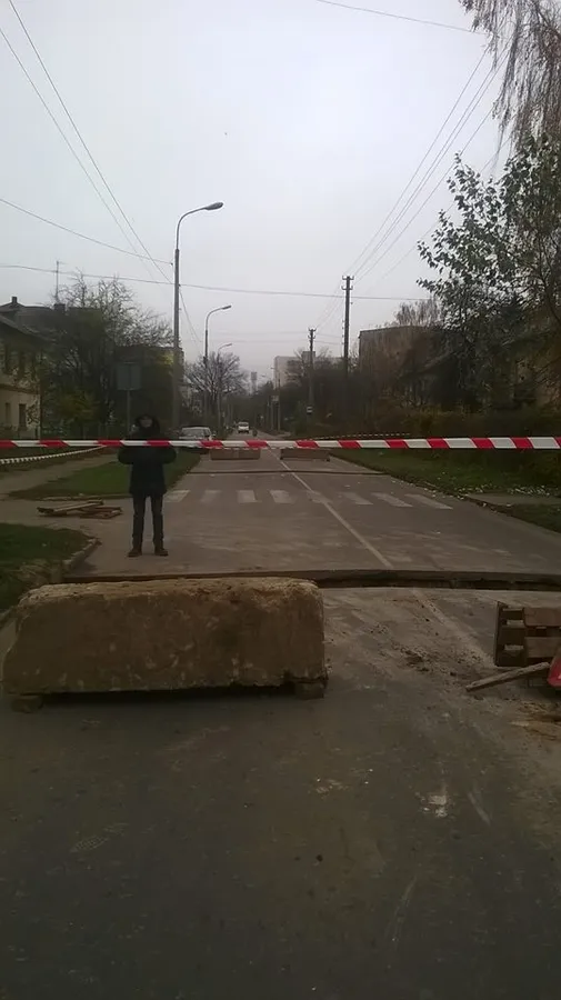 У Луцьку перекрили вулицю Огієнка (фото)