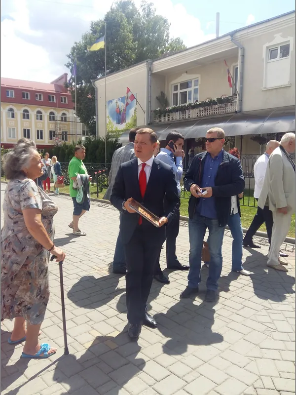 Що робив нардеп Олег Ляшко в Луцьку (фото)
