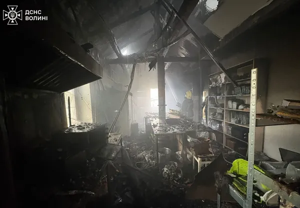 Вигоріло вщент: у Володимирі зайнявся будинок (фото)