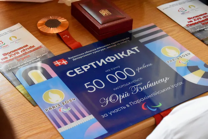 Юрій Погуляйко нагородив волинських паралімпійців (фото)