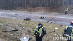 На дорозі розкидані уламки автівки: в Оконську – смертельна аварія (фото)