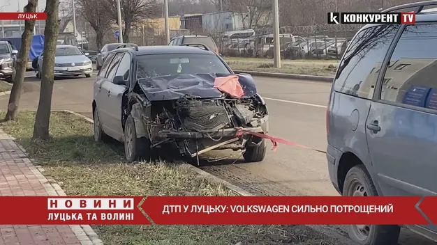 Авто потрощені, але водії цілі: аварія на Ківерцівській у Луцьку (відео)