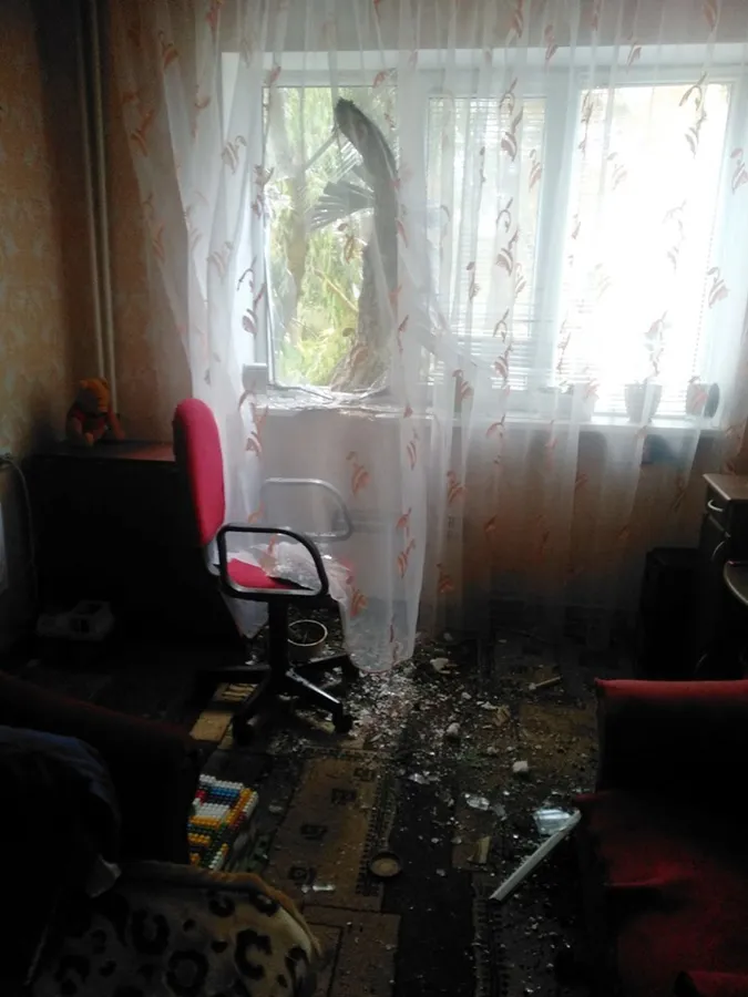 На Волині дерево вибило в гуртожитку вікно і знищило дах