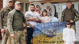 Поліцейський-доброволець стрілецького батальйону Волині вдруге став батьком (фото)