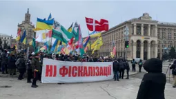 SaveФОП: луцькі підприємці долучились до акції протесту під Верховною Радою (фото)
