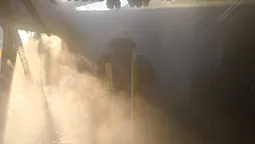У Володимирі вранці палала хата (фото)