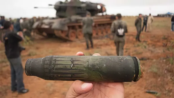 Гільза 35-мм від зенітної самохідної установки Gepard