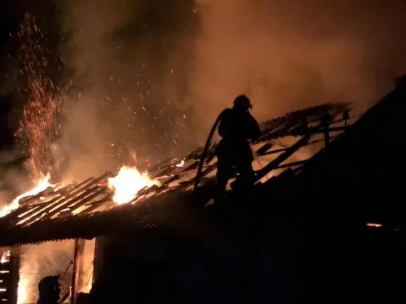 В Іваничівському районі вночі горів житловий будинок