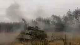Показали, як артилеристи волинської бригади спалюють зло (відео)