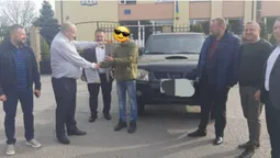Підгайцівська громада передала на фронт позашляховик (фото)