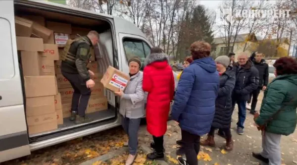 Aid from an American fund was delivered to Kharkiv and Donetsk regions