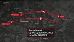 Територію Білорусі покинули 10 вертольотів та 9 винищувачів армії РФ