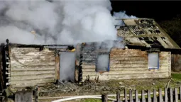На Волині згорів житловий будинок (фото)