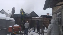 У Ковелі горіла господарська будівля (фото)