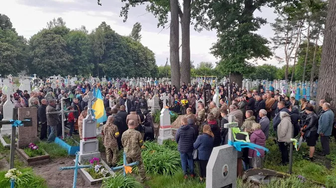 У Рожищенській громаді попрощалися з Валентином Костюком (відео)