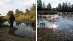Стохід стрімко міліє: на Волині річка місцями повністю пересохла (фото)