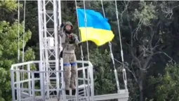 Захисники з волинської бригади повернули український прапор у Чкаловське (відео)