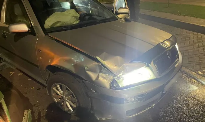 У Луцьку на проспекті Волі через пʼяного водія трапилася аварія