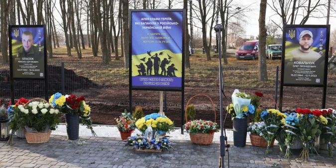 У селі на Волині відкрили Алею пам'яті захисників