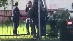 У Луцьку «шкода» встрягла у паркан (відео)
