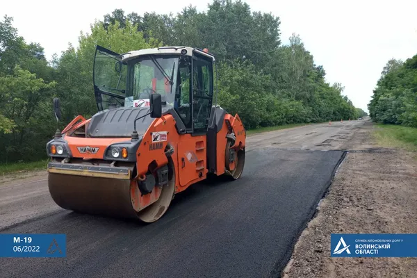 Ратне – Секунь: на Волині ремонтують ділянку автодороги М-19 (фото)