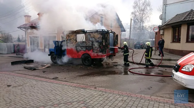 У Володимирі вибухнув автомобіль (фото, відео)